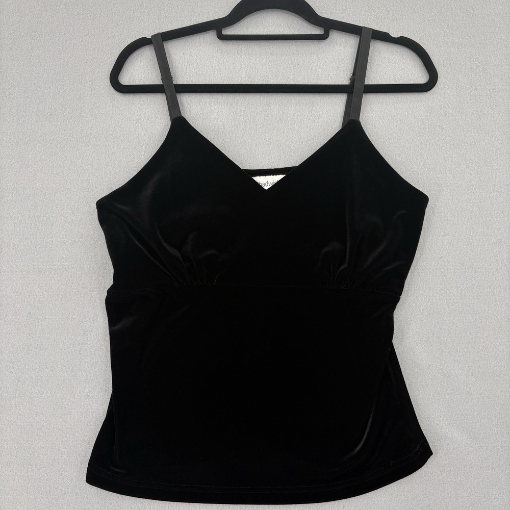 Chadwick's Top Large Cami Tank Velvet Romantic Goth Vamp Glam